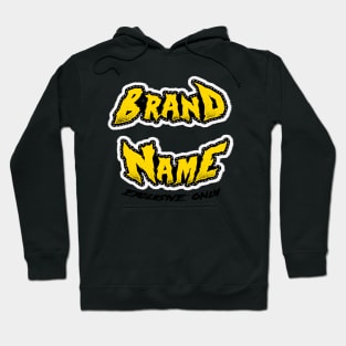 Logotype Embroidery Effect Hoodie